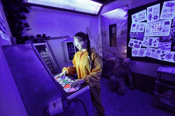 Фотография перформанса «Анабиоз»