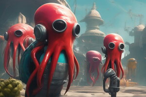 Фотография квеста-анимации Игра в кальмара от компании Stars (Фото 1)