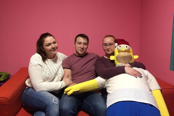 Команда «Мир Квестов» в квесте Симпсоны
